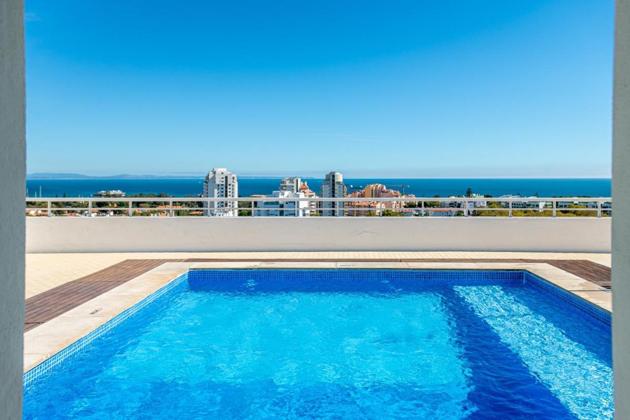 Amazing Sea View Apt With Pool Cascais - Atjoanas Luaran gambar