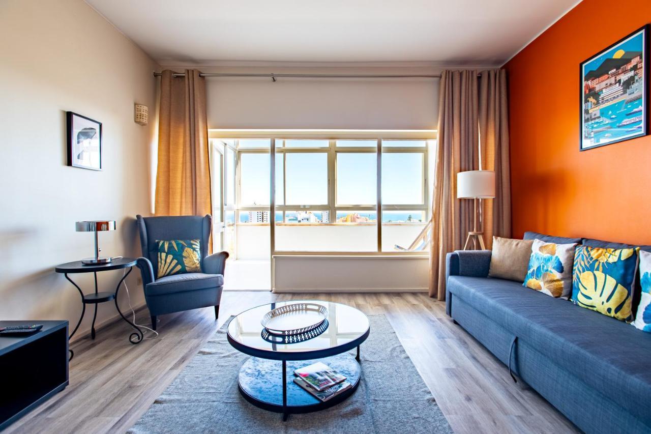 Amazing Sea View Apt With Pool Cascais - Atjoanas Luaran gambar